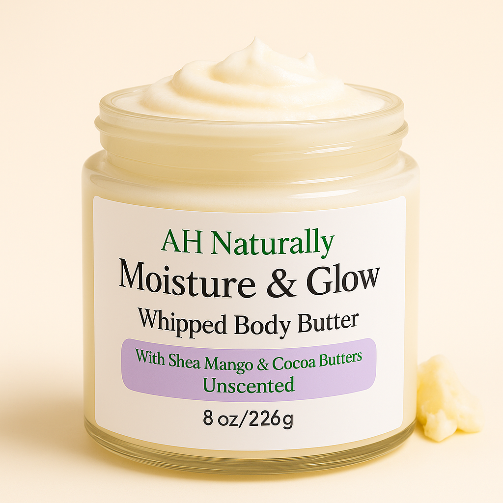 Moisture and Glow | Unscented Whipped Body Butter